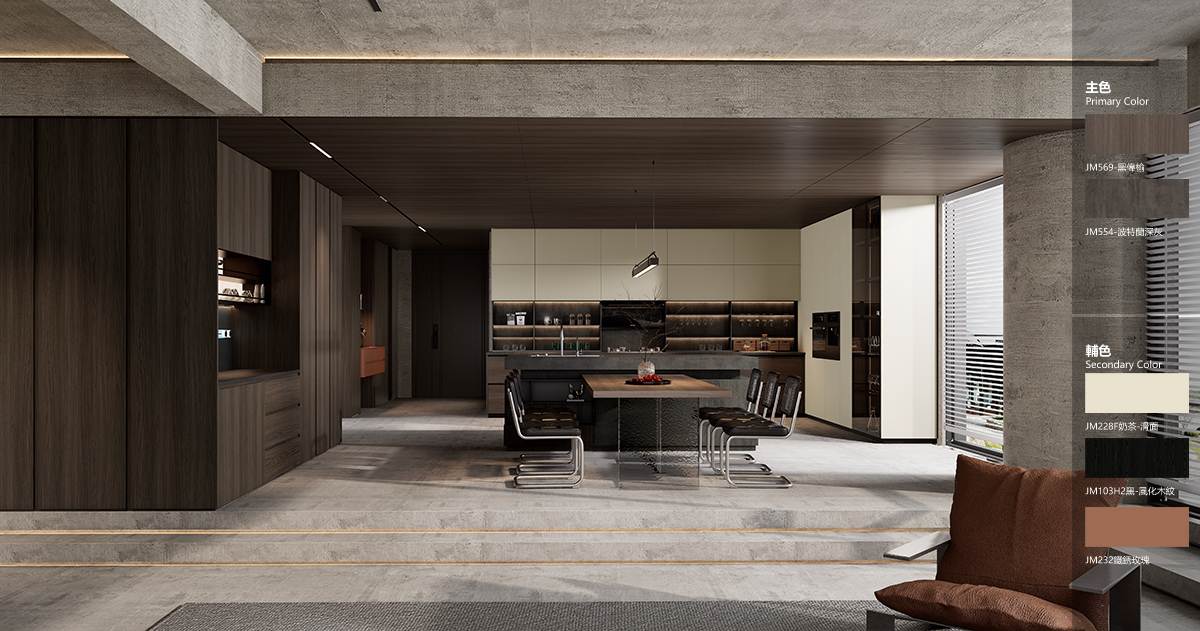 工業風格 (餐廳）